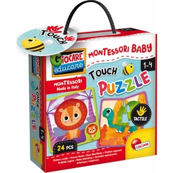 Lisciani Montessori Baby Touch Puzzle pudełko 92680