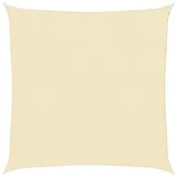 vidaXL Sonnensegel 160 g/m2 Creme 3x3 m HDPE