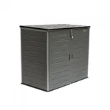 Gartenschrank, Gartenaufbewahrung, Kunststoff - Grau - 1170L