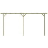 vidaXL Gartenpergola 400x40x205 cm Holz