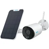 Reolink Überwachungskamera 2K HD inkl. Solarpanel weiß