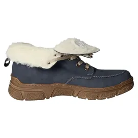 Rieker Schnürstiefel Damen Blau 42