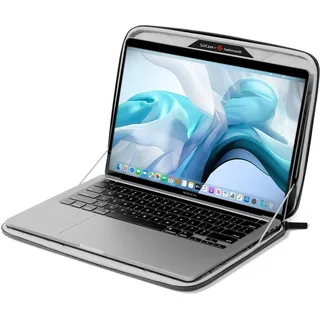Twelve South Suitcase MacBook Maßgeschneiderte Laptop-Schutzhülle mit Innenfach und Ledergriff für MacBook Pro/Air