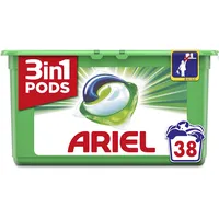 Ariel 3 in 1 Pods Regular Waschmittel in Kapseln – 38 Wäschen [Pack 3] (insgesamt 114 Wäschen)