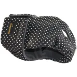 Glenndarcy Weibliche Hundewindel - Wasserdichtes Stoff - Dotty Black XL Pants only