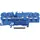WAGO 2002-1804 Durchgangsklemme 5.20mm Zugfeder Belegung: N Blau