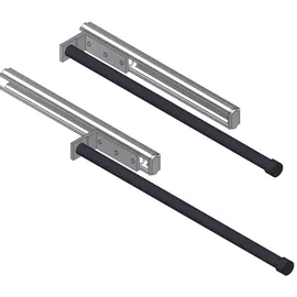 Giese GmbH Handtuchhalter Ausziehbar Schwarz Matt