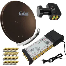 PremiumX SAT Anlage Fuba DAA 850 B Antenne 5/16 Multischalter LNB F-Stecker,