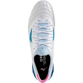 Mizuno Morelia Neo IV Beta Elite FG Herren Blau/Weiß/Gold 43
