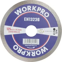 WorkPro GSOSCR-2 Diamanttrennscheibe 125 mm 1 St. Keramik, Porzellan,