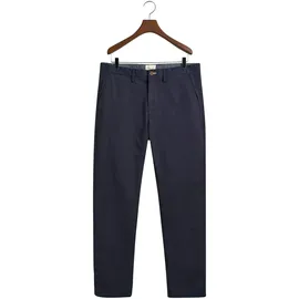 GANT Chinohose REGULAR TWILL CHINOS Regumit gefütterten Seitentaschen blau 32