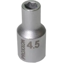PROXXON 23711 Steckschlüsseleinsatz / Nuss 4,5mm Antrieb 6,3mm (1/4")