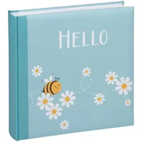 Walther design Fotoalbum blau, 26x25 cm, Kinderalbum Hello Be