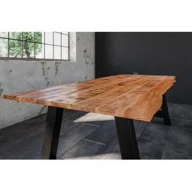 möbelliebling DORA 240 x 77 x 100 cm naturfarben/schwarz