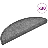 vidaXL Stufenmatten 30 Stk. Dunkelgrau 56x17x3 cm