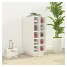 vidaXL Weinregal 23 x 34 x 61 cm Weiß