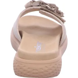Rieker Pantolette Sommerschuh, Hausschuh, Strandschuh mit bequemem Fußbett, Gr. 39