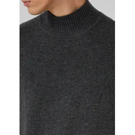 s.Oliver Strickpullover aus Wollmix mit Stehkragen - grau - 3XL