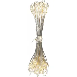 GLOBO LED Lichterkette 10 m Kupfer/Silber Metallic Warmweiß