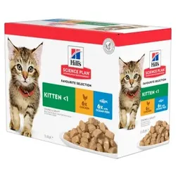 Hill's Science Plan Kitten Multipack Fisch & Huhn 12x85 g