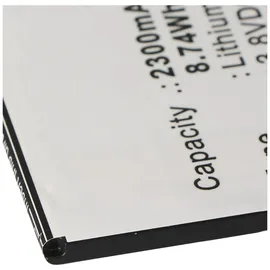 AccuCell Akku passend für Mobistel Cynus E6, Li-Polymer, 3,8V, 2300mAh, 8,7Wh