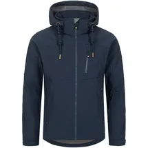 ankerglut Softshelljacke "PEAK CREEK MEN", Herren, Gr. XXXL (58), blau (navy), 96% Polyester; 4% Elasthan, mit Gummizug, Jacken Softshelljacke, auch in Großen Größen erhältlich