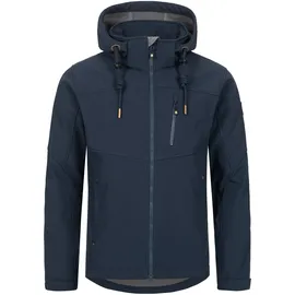 ankerglut Softshelljacke "PEAK CREEK MEN", Herren, Gr. XXXL (58), blau (navy), 96% Polyester; 4% Elasthan, mit Gummizug, Jacken Softshelljacke, auch in Großen Größen erhältlich