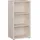 Forte Bücherregal 49,8 x 34,9 x 99,1 cm Kaschmir Beige