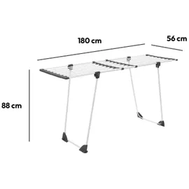 5five simply smart 5 five simply smart - Klappbarer wäscheständer ausziehbare rohre 17m "sinai"