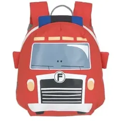 LÄSSIG Kindergartenrucksack Tiny Drivers - Feuerwehrauto, Rot