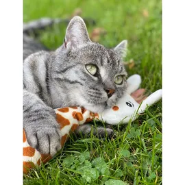 Aumüller Katzenspielkissen Giraffe Gina braun