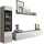 P & B WOHNWAND VERA | BETONOPTIK/WEISS HG.