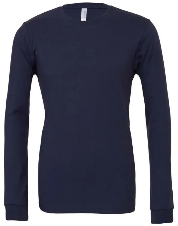 Bella+Canvas Unisex Langarm-T-Shirt T-Shirt 3501 navy L