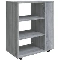 VidaXL Rollschrank Grau Sonoma 60x35x75 cm Holzwerkstoff