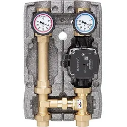 Festbrennstoff-Ladeset Easyflow, DN25 (1''), konstant 60°C, Grundfos UPM3 Hybrid 25-70
