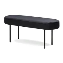 Möbel Kraft Sitzbank Schwarz 100 x 38 x 35 cm