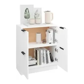 vidaXL Sideboard Weiß 60x30x70 cm Holzwerkstoff
