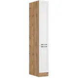 Held Küchen Apothekerschrank Kempten 30 cm Weiß/Wotan