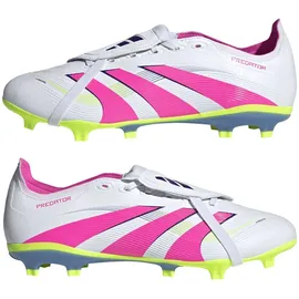 adidas Predator League FG/MG Herren Cloud White/Lucid Pink/Lucid Lemon 46