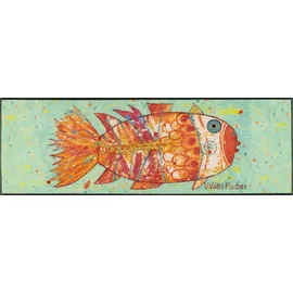 Wash+Dry Funky Fish 60 x 180 cm Mehrfarbig