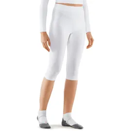 Falke Damen Baselayer-Hose Maximum Warm 3/4 Tights White 2860, S