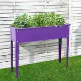 Elmar Jung Hochbeet Season 100 x 30 x 80 cm Lila
