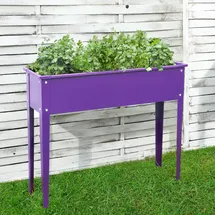 Elmar Jung Hochbeet Season 100 x 30 x 80 cm Lila