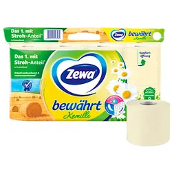 Zewa Toilettenpapier bewährt Kamille 3-lagig, 16 Rollen