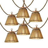Lumisky Lichterkette Solar 13 m spritzwassergeschützt beige