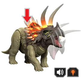 Jurassic World WILD ROAR Triceratops 31 cm Mehrfarbig