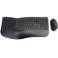 Conceptronic Wireless Ergonomic Keyboard and Vertical Mouse Kit schwarz,