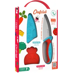 Chefclub - Messer für Kinder (Blau/Rot)