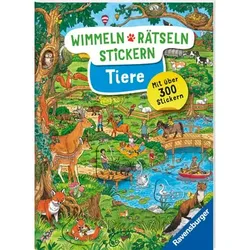 Ravensburger Wimmeln, Rätseln, Stickern: Tiere