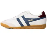 GOLA Torpedo Leather Sneaker, White/Deep Red/Sapphire, 44 EU - EU